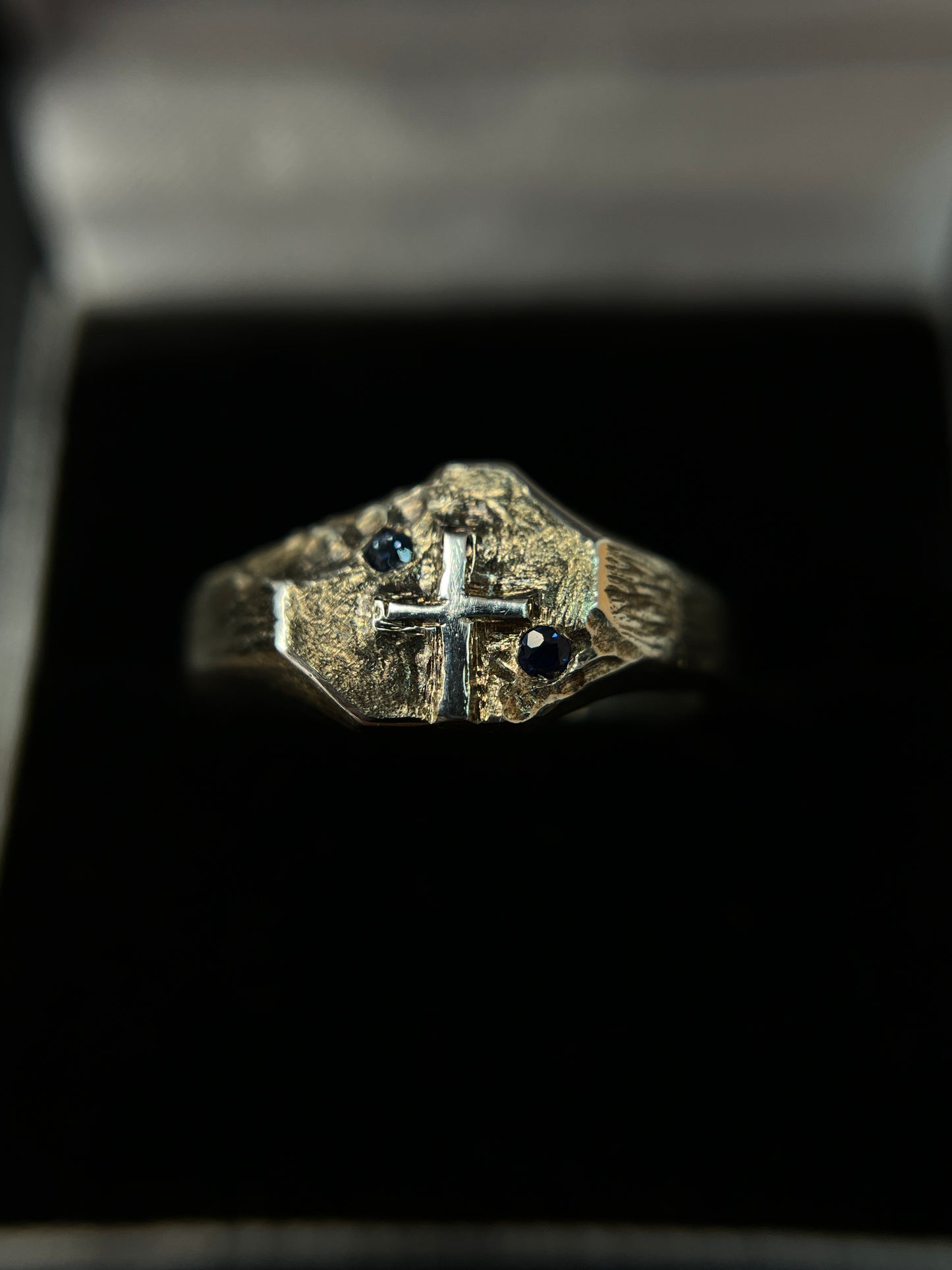 Crucifix Signet Ring