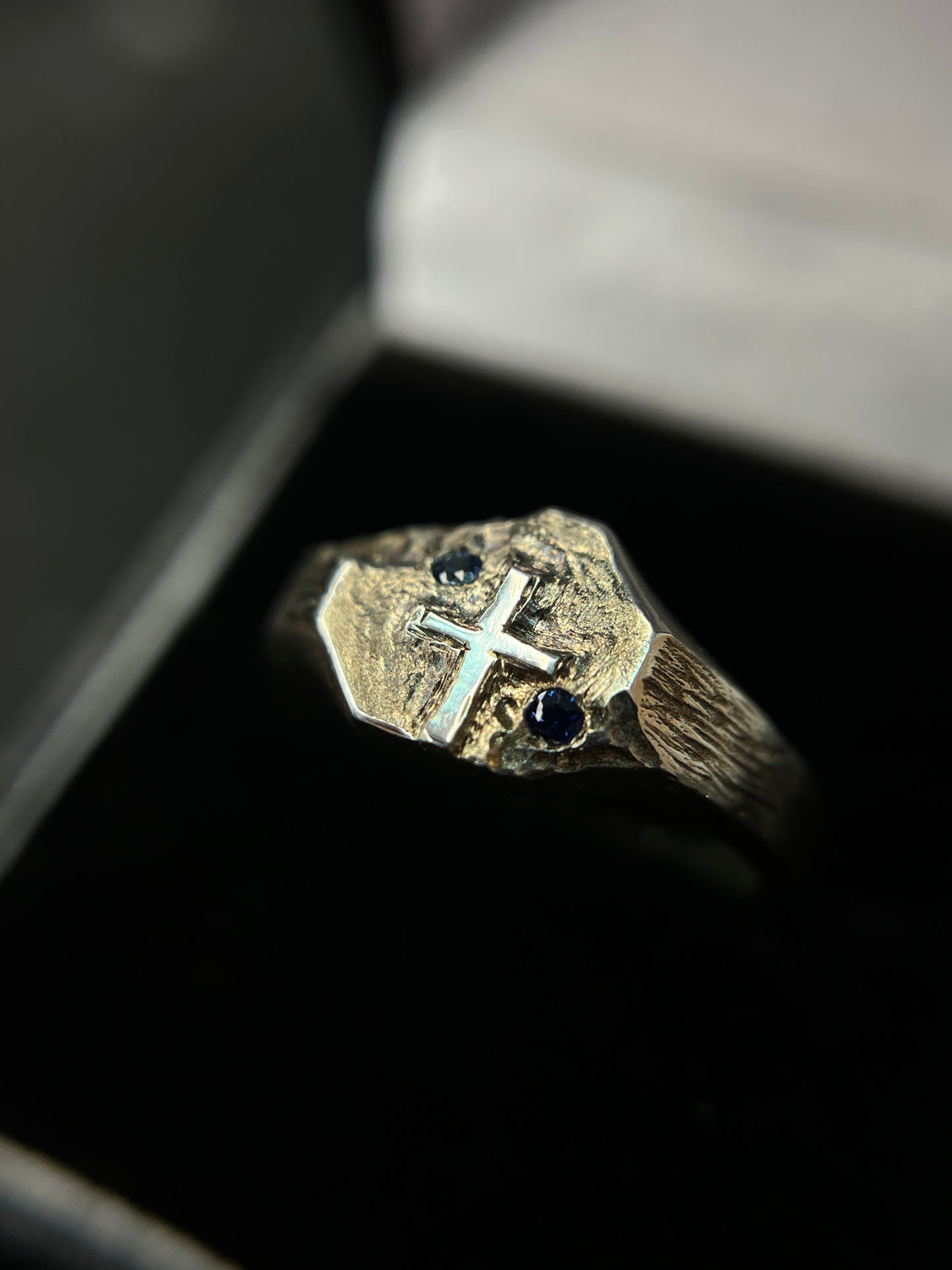 Crucifix Signet Ring