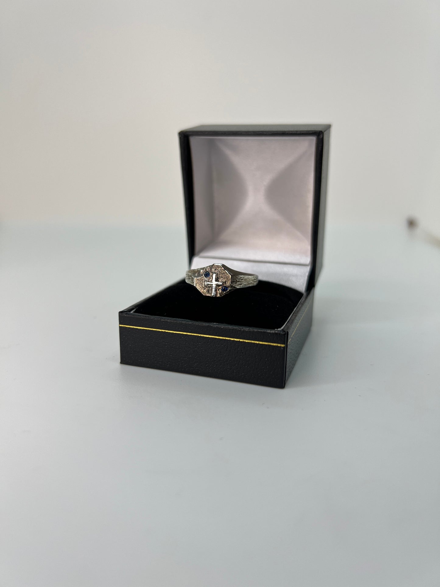Crucifix Signet Ring