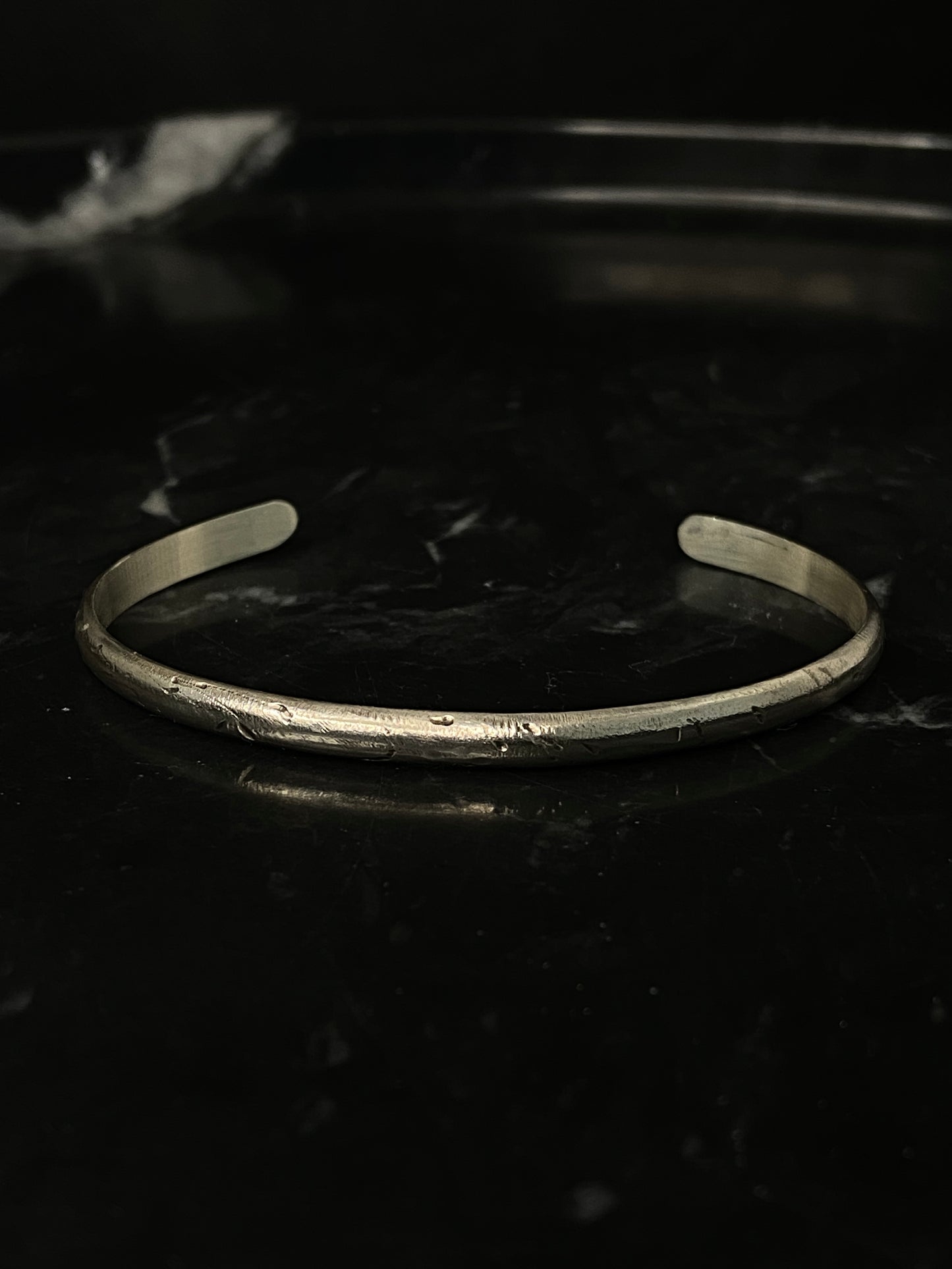 Armreif Silber 4,4mm Used Look