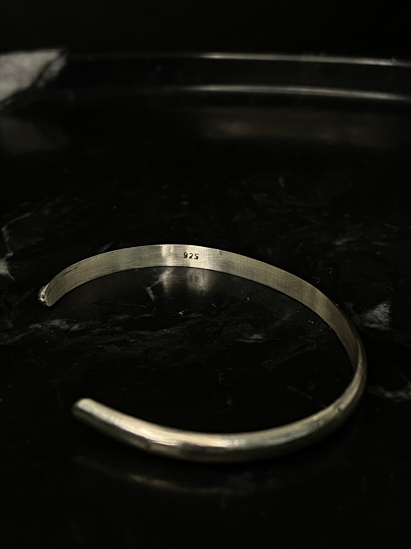 Armreif Silber 4,4mm Used Look