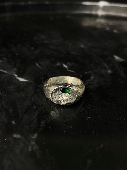 Siegelring Smaragd Used Look